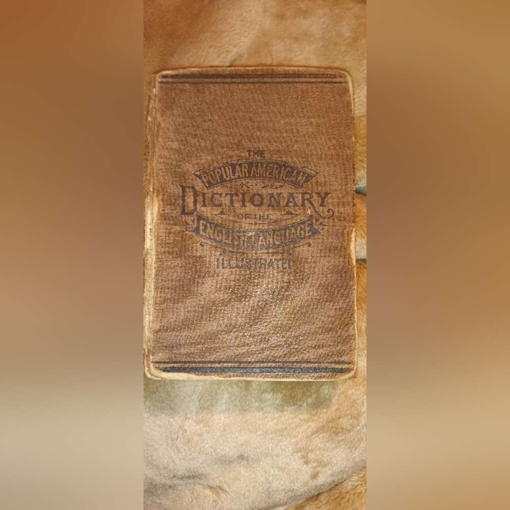 1800s Vintage Illustrated Dictionary
